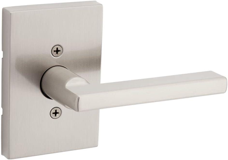 Satin Nickel Contemporary Passage Door Lever