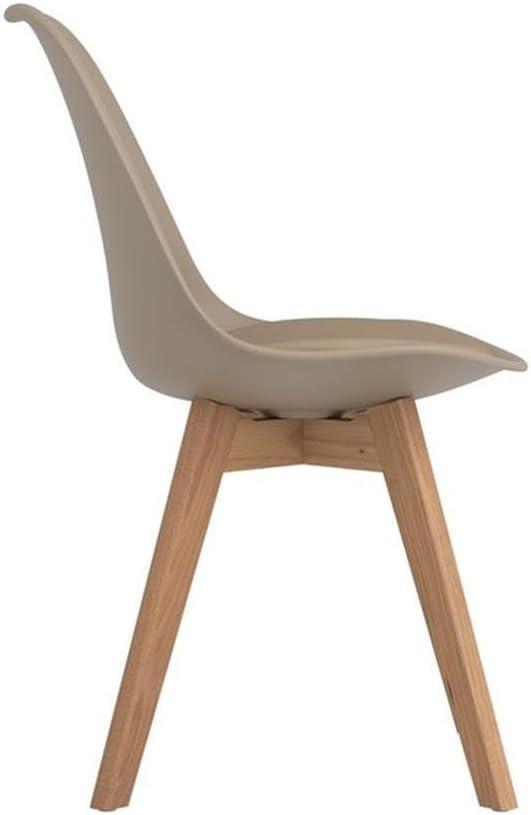 Shylo Upholstered Side Chair-Tan