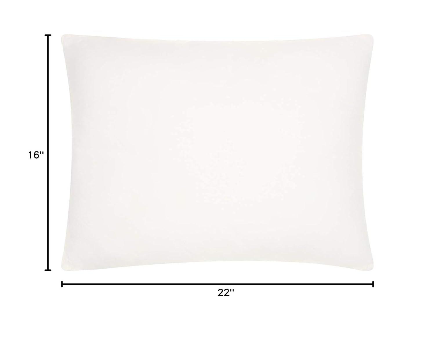 Mina Victory Soft Comfort White Polyester 16" x 22" Pillow Insert