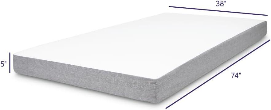 Milliard 5 Inch Twin Memory Foam Trundle Mattress