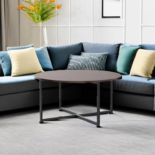 Household Essentials Jamestown Round Coffee Table