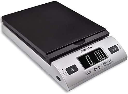 Accuteck 50lb Digital Shipping Postal Scale with Adapter