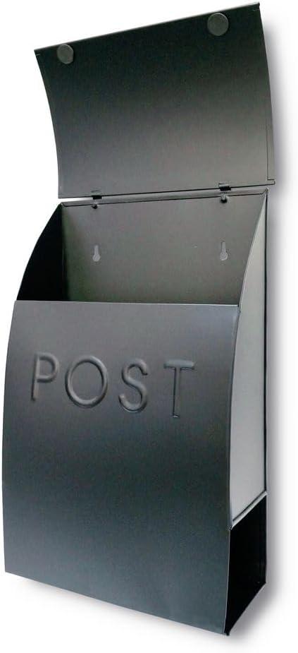NACH Milano Pointed Post Wall Mounted Mailbox