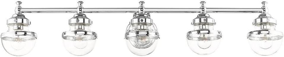 Livex Lighting - Oldwick - 5 Light Large Bath Vanity In Nautical Style-8.25