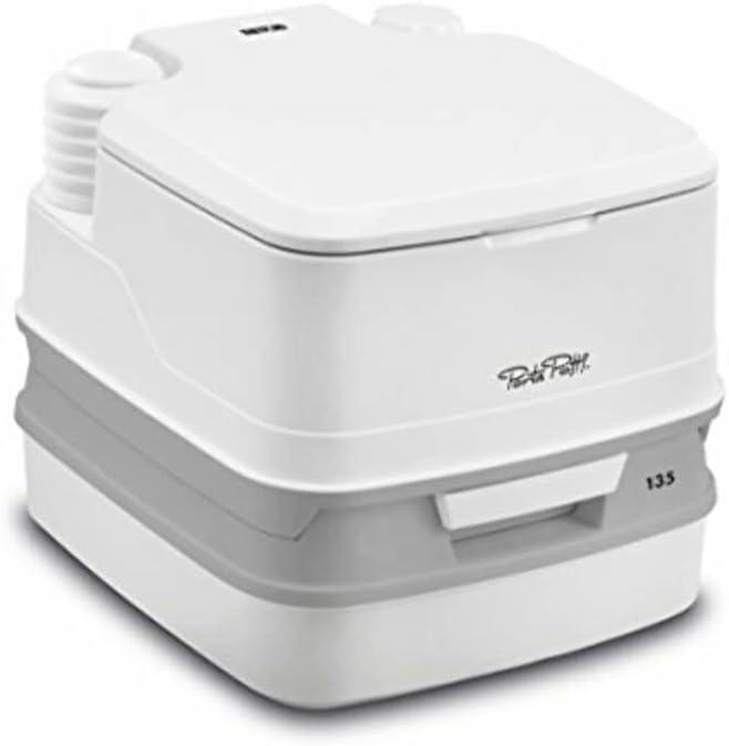 Thetford 92860 135 2.6 Gallon Porta Potti with Rotating Pour Spout, White