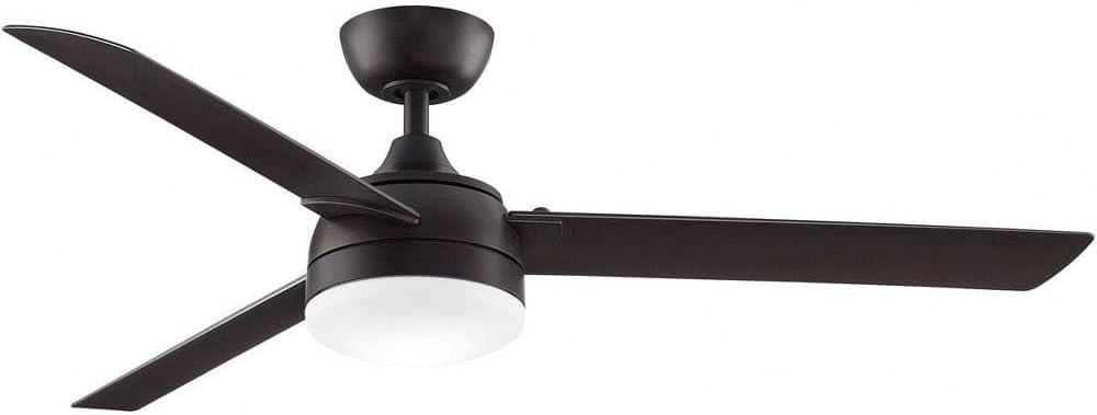 Alya Indoor / Outdoor Ceiling Fan + Light - Dark Bronze