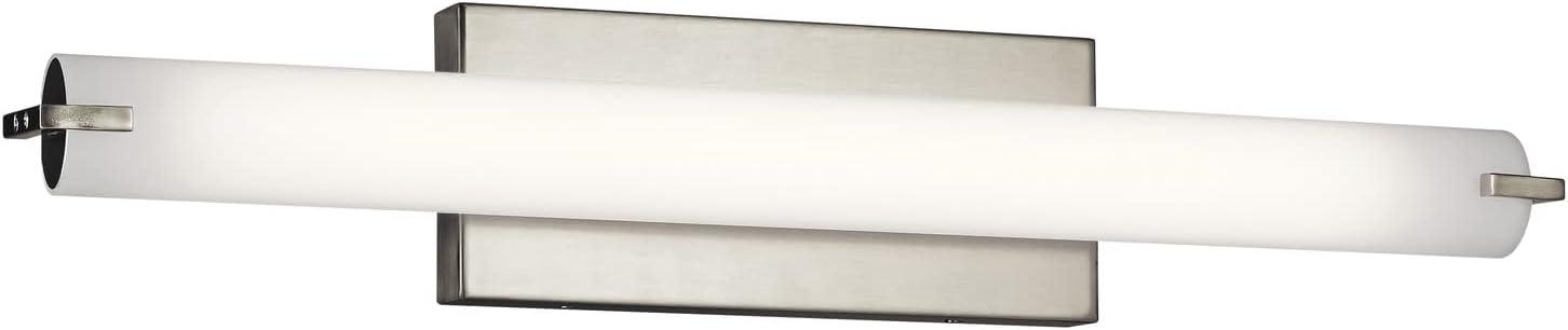 Brushed Nickel 25.5" Dimmable LED Wall Vanity Light