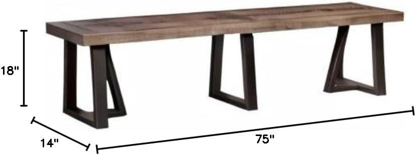 Alpine Furniture Prairie Dining Bench