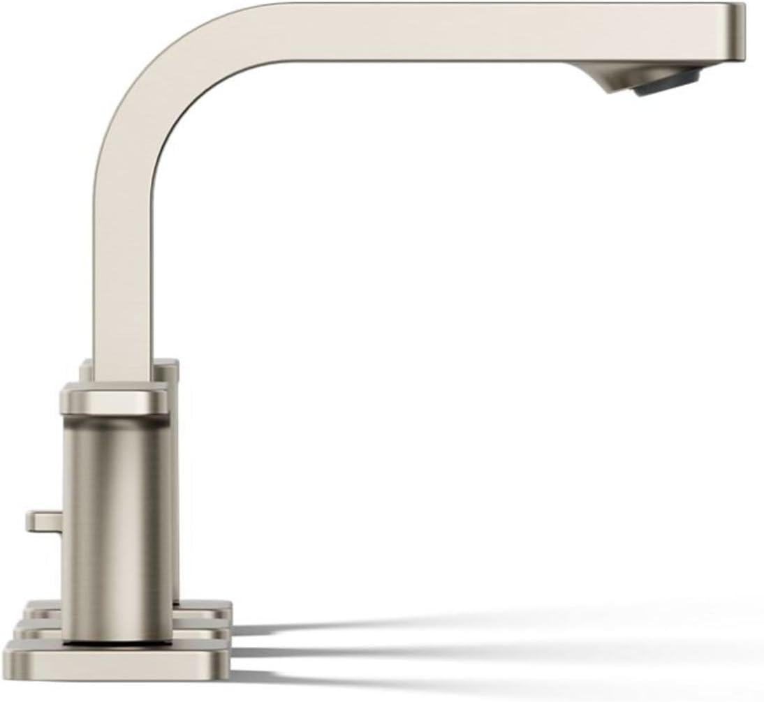 Kohler ® Parallel ® Widespread Nickel Bathroom Sink Faucet and Handles