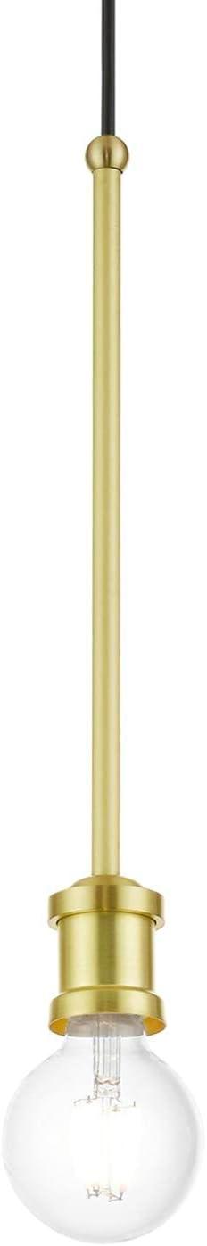 Livex Lighting Lansdale 1 - Light Pendant in  Satin Brass