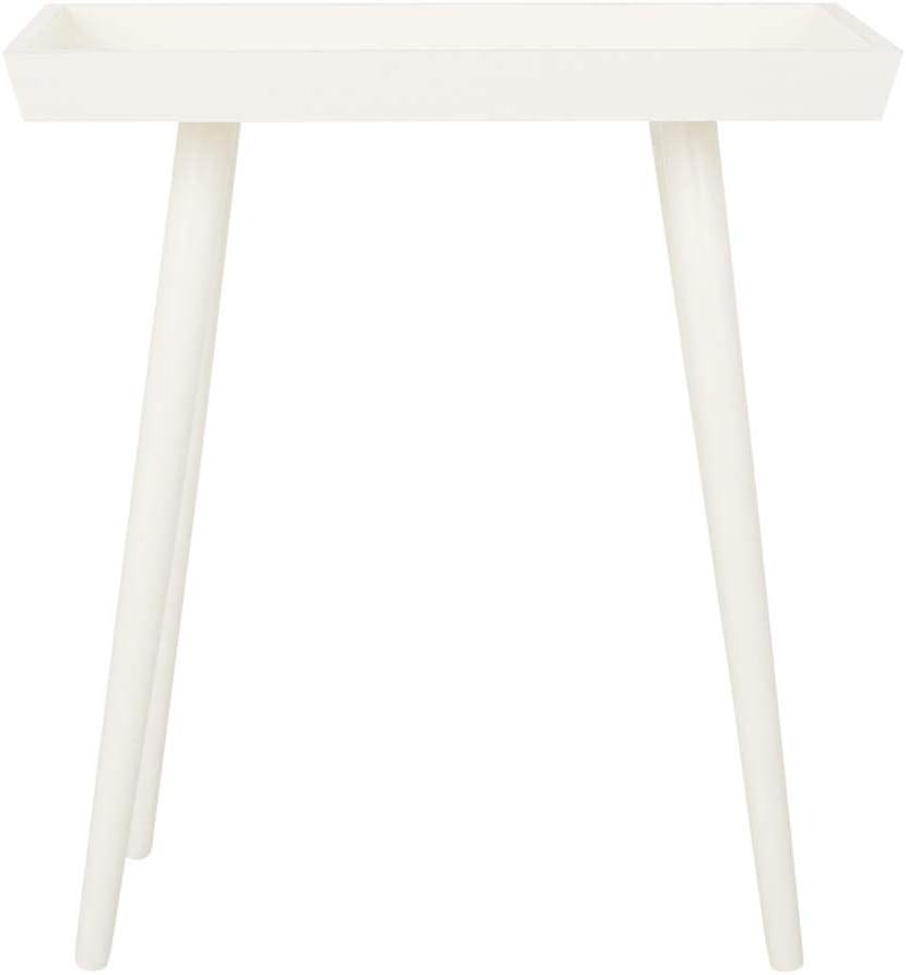 George Oliver Corlien Solid Wood Tray Top End Table