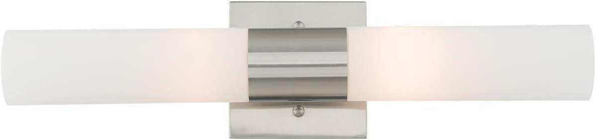 Livex Lighting Aero 2 - Light Vanity in  Brushed Nickel