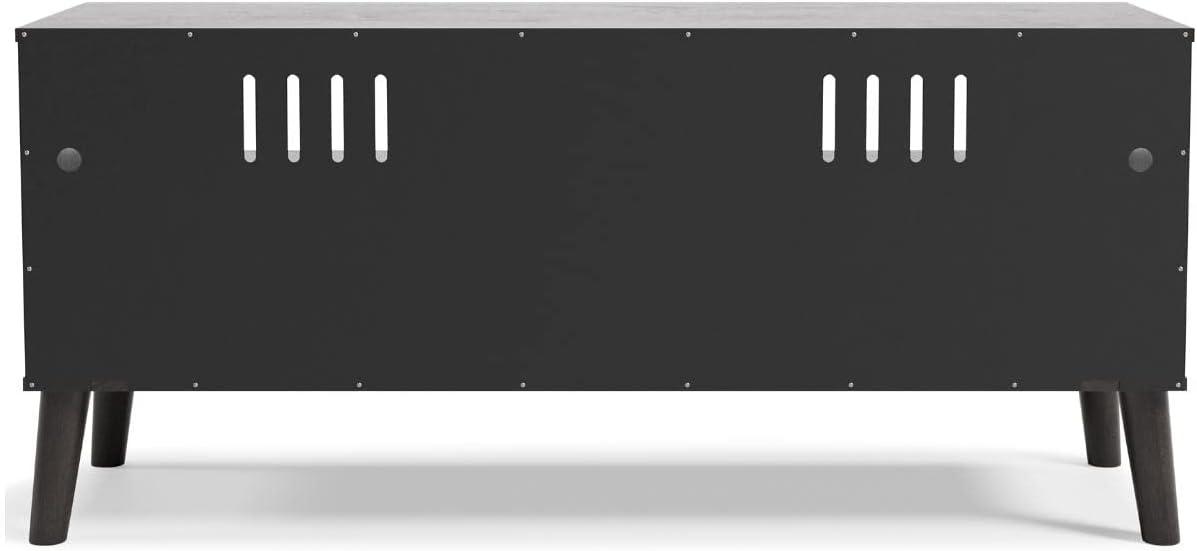 Signature Design by Ashley Contemporary Piperton Medium TV Stand Two-tone