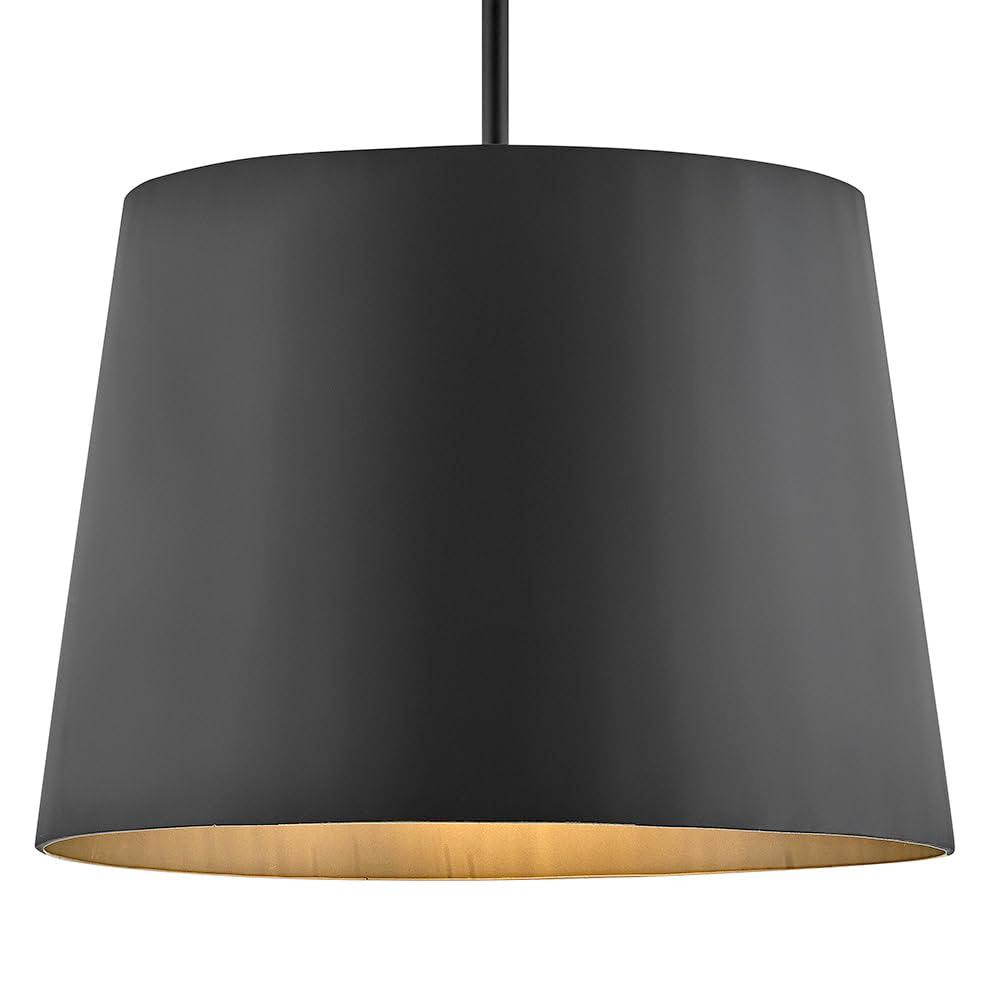 Marlon Outdoor Pendant Light - Black / 20"Dia