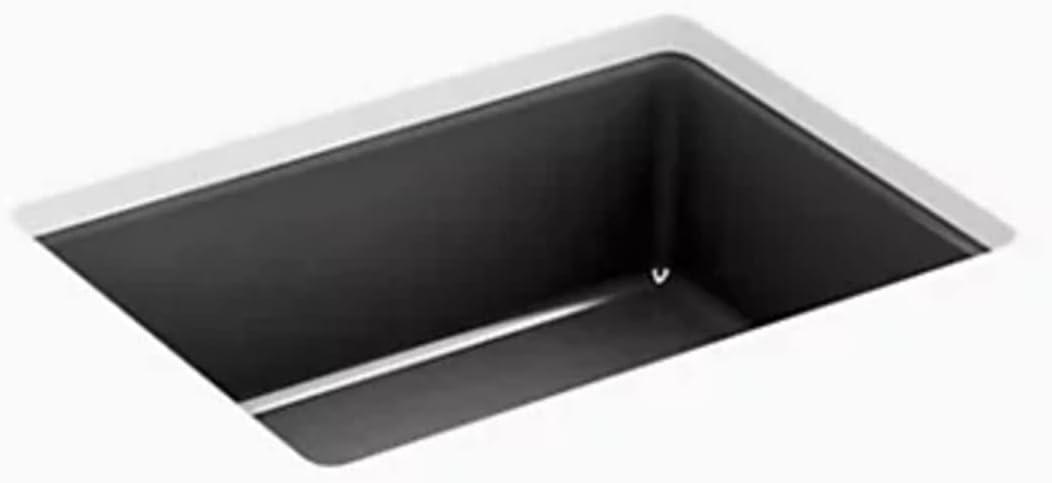 Verticyl 17" Rectangular Under-Mount Bathroom Sink with Overflow Drain