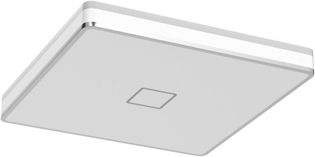 Airand LED Ceiling Light Fixtures Flush Mount 12.8inch 24W Bright White Square LED Ceiling Lamp 5000K, 2050LM Daylight Waterproof Bathroom Ceiling Light for Kitchen Hallway Porch Living Room Bedroom