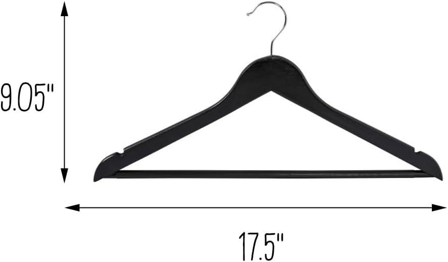 Wood Non-Slip Standard Hanger for Dress/Shirt/Sweater