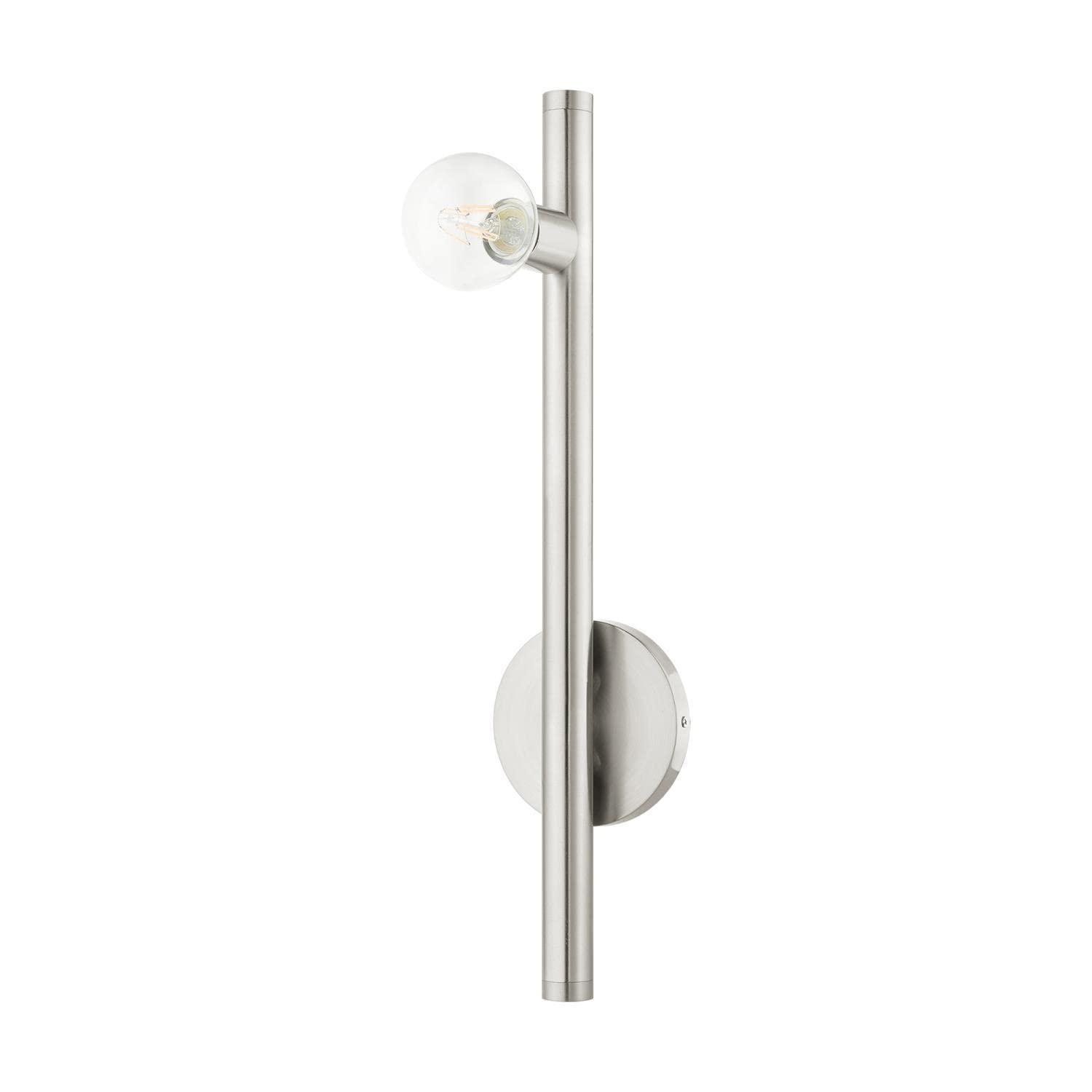 Livex Lighting Bannister 1 - Light Wall Light in  Brushed Nickel