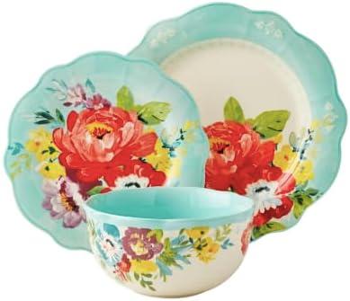 The Pioneer Woman Sweet Romance Blossom 12-Piece Dinnerware Set