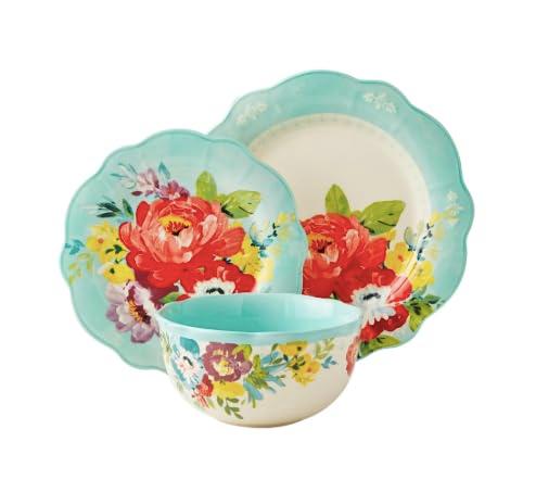 The Pioneer Woman Sweet Romance Blossom 12-Piece Dinnerware Set