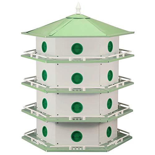 Heath Outdoor Products AH-24D Deluxe Aluminum Purple Martin House - 24 Room