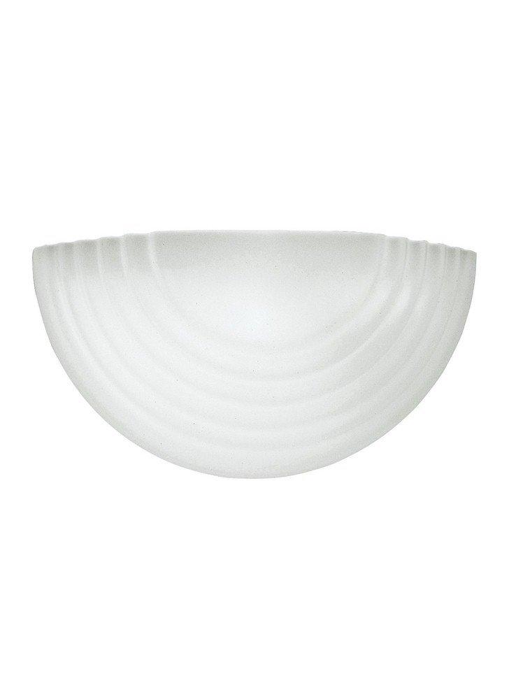 White Satin Glass Outdoor LED Wall Sconce