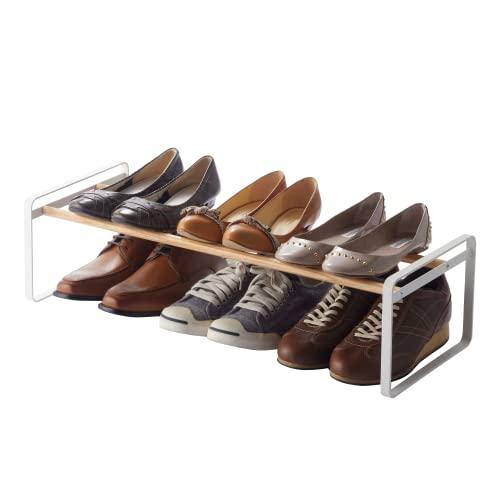 Yamazaki Home Shoe Rack, Steel, Expandable, Stackable