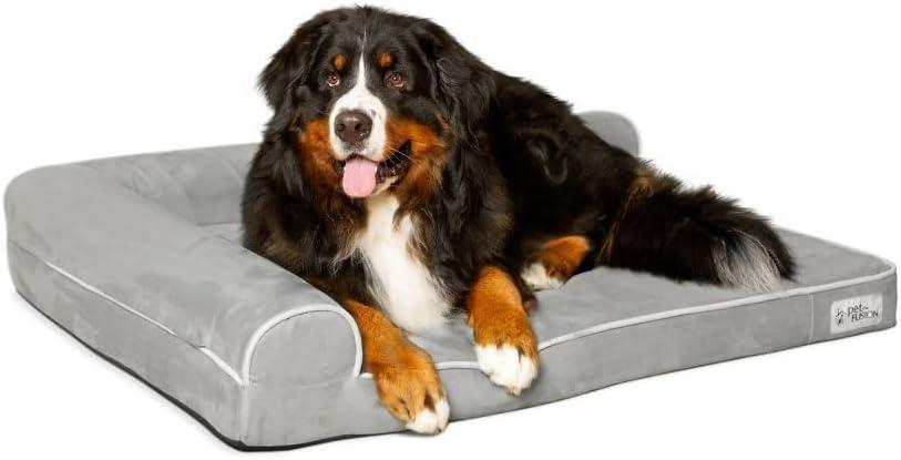 PetFusion Orthopedic Dog Bed | CertiPUR-US Memory Foam | Medium / Large & XL