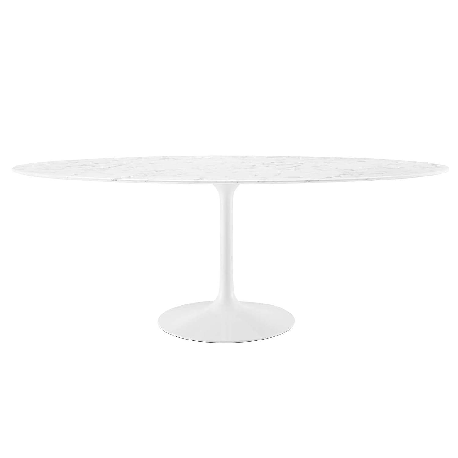 Modway Modway Lippa Oval Artificial Marble Dining Table