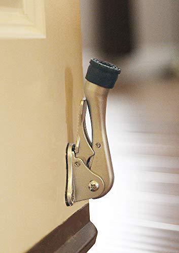 Brushed Nickel Magnetic Step-On Door Holder