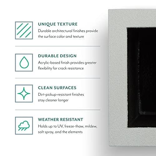 Monterrey Square 23 in. x 23 in. Sandstone Granite Composite Window Boxes & Troughs