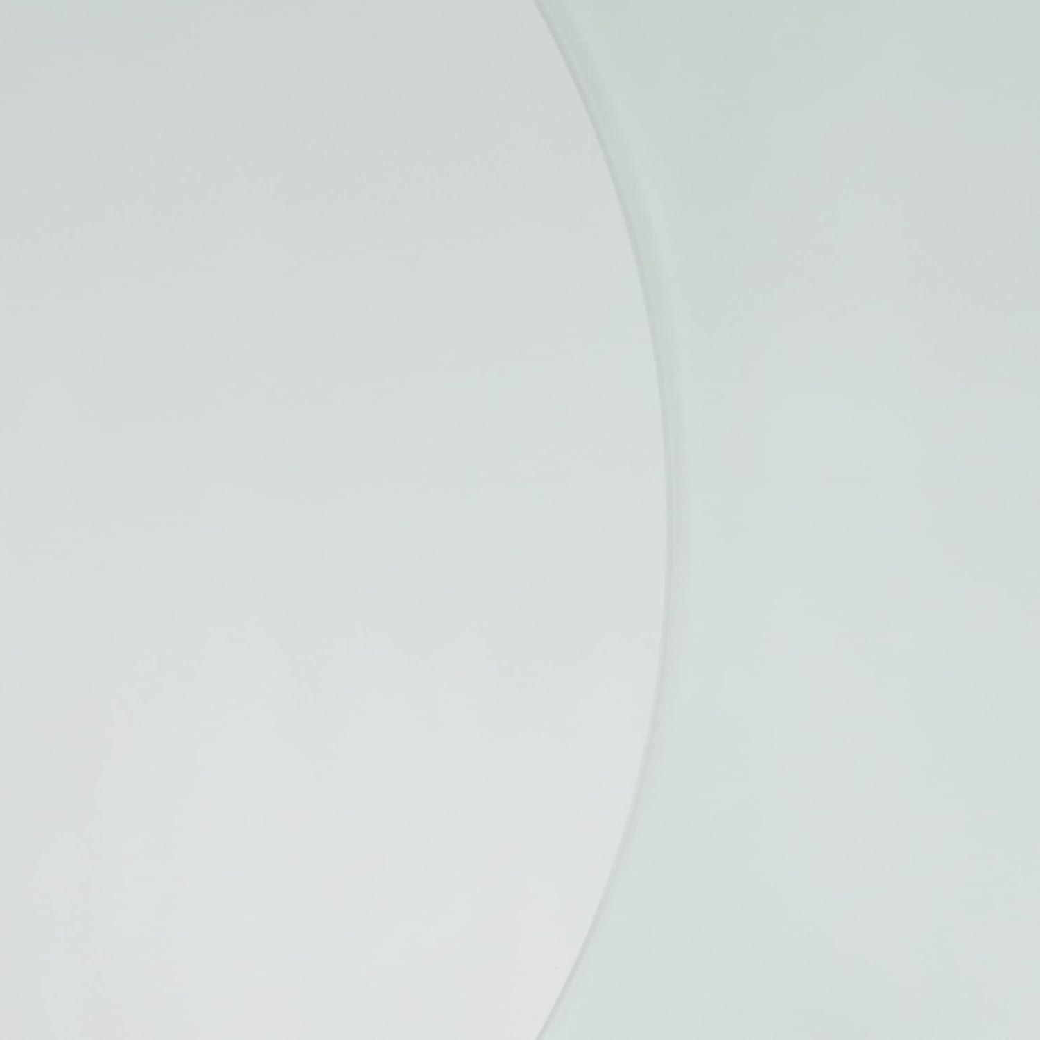 Walker Edison Mid-Century Modern Oval Glass Coffee Table