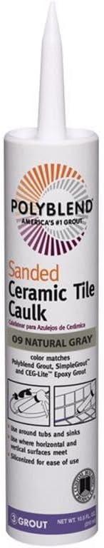 Custom Building Products Polyblend Natural Gray Siliconized Acrylic Caulk 10.5 oz.