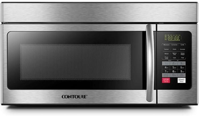 NAT.QUALITY Contoure Over the Range Microwave Oven 1.6 Cubic Foot 30 in Stainless Steel
