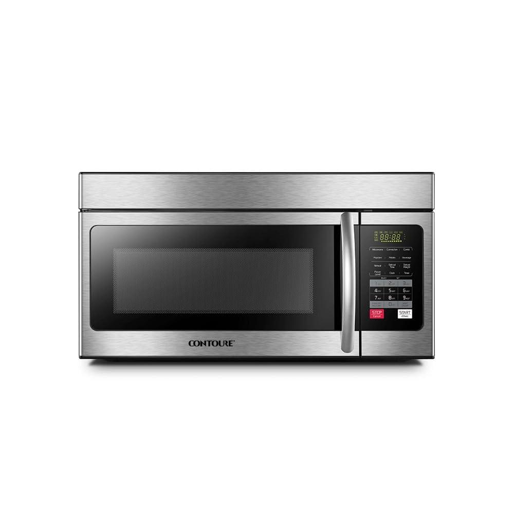 NAT.QUALITY Contoure Over the Range Microwave Oven 1.6 Cubic Foot 30 in Stainless Steel