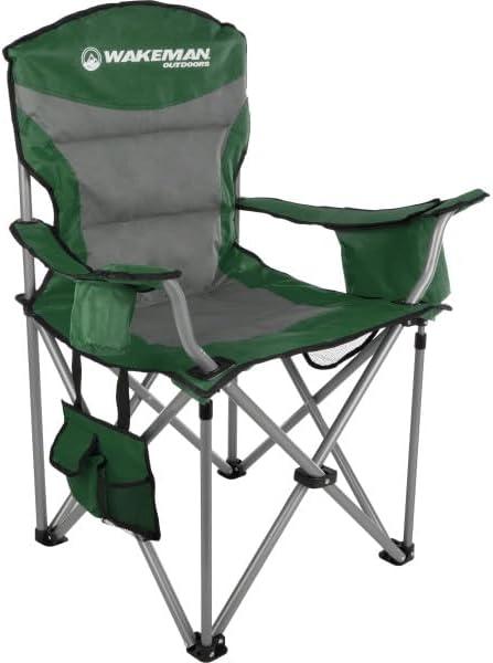 Wakeman Outdoors Oversized Camping Chair, Green