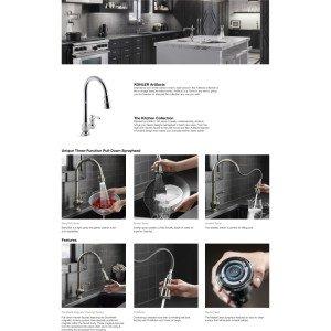 Kohler Artifacts Pull Down Bar Faucet K-99260-2BZ