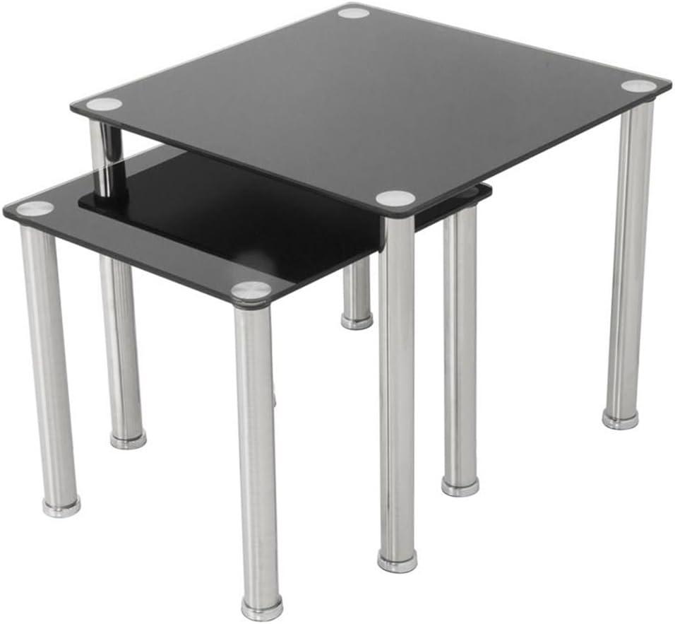 Everill Glass Top Nesting Tables