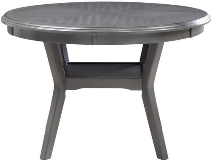 New Classic Furniture Amy 5-Piece Contemporary Wood Dining Set in Gray