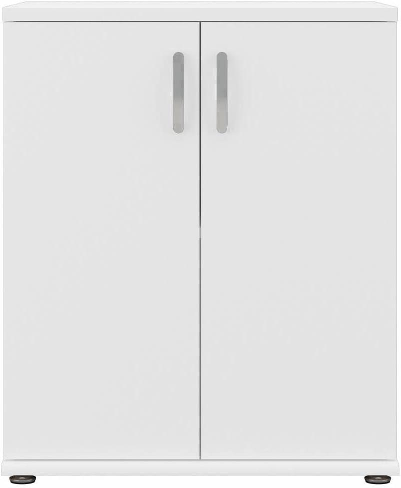 Bush Business Furniture Universal Laundry Room Storage Cabinet with Doors and Shelves