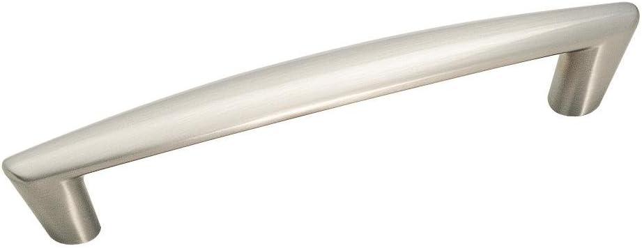 Satin Nickel 5-1/16 Inch Modern Cabinet Pull Handle