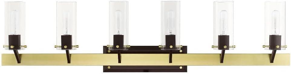 Livex Lighting Beckett 6 - Light Vanity in  Brushed Nickel
