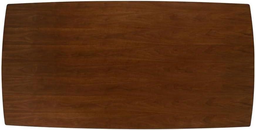 Coaster Malone Rectangular Mid-Century Wood Dining Table in Walnut