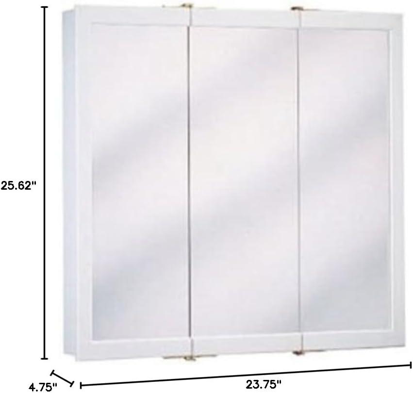 Zenith 26 in. H x 24 in. W x 4.5 in. D Rectangle Medicine Cabinet