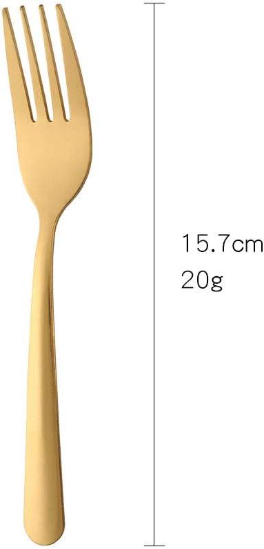 6.2-Inch Salad Forks Dessert Forks 12Pcs, BUY&USE Stainless Steel Cutlery Set