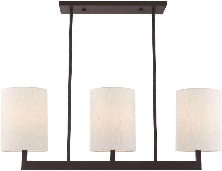 Livex Lighting Hayworth 3 - Light Chandelier in  Bronze