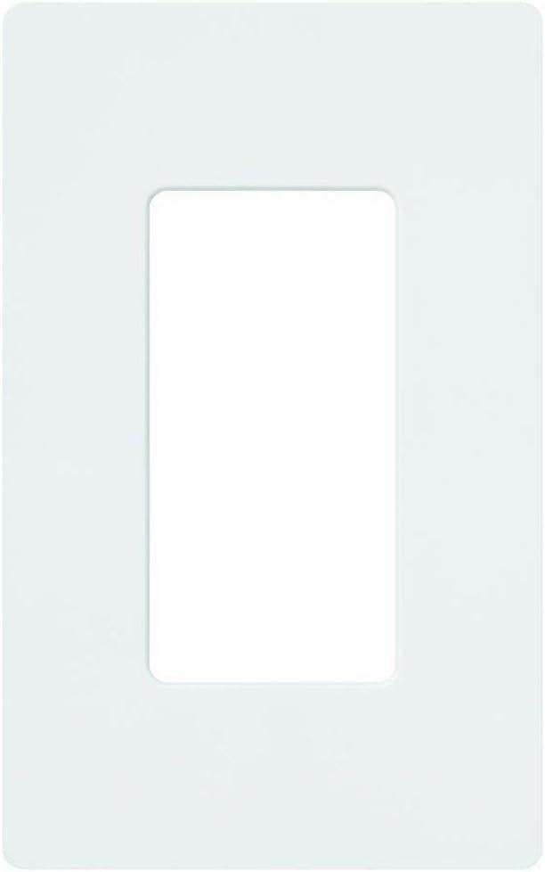 Lutron Claro 1-Gang Decorator Wallplate (White)