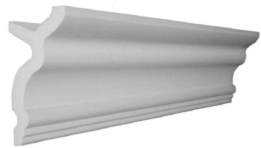 Creative Crown Foam Molding | 96 Ft of 3.5" Engel Foam Crown Molding kit W/precut Corners on end of Lengths 4 Inside & 1 Out (Available in 5 Other Styles and Sizes-See Our Other LISTINGS)