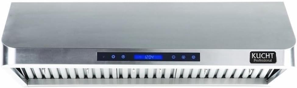 Kucht 36" Stainless Steel 900 CFM Ducted (Vented) Under Cabinet Range Hood with Baffle Filter