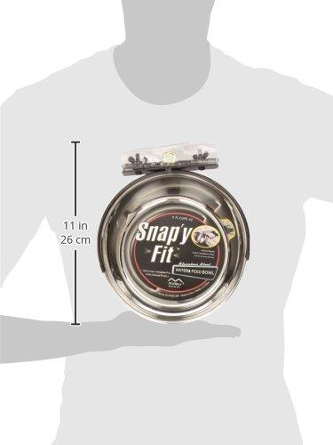 Midwest Homes For Pets MidWest Homes for Pets Snap'y Fit Stainless Steel Food Bowl / Pet Bowl